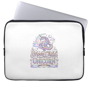Unicorn Moon Child Unicorn Original Zazzle Design_ Laptop Sleeve