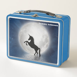 Unicorn Moon Metal Lunch Box