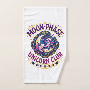 Unicorn Moon Phase Unicorn Club Commercial Shirt G Hand Towel