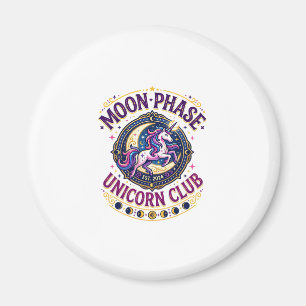 Unicorn Moon Phase Unicorn Club Commercial Shirt G Magnet