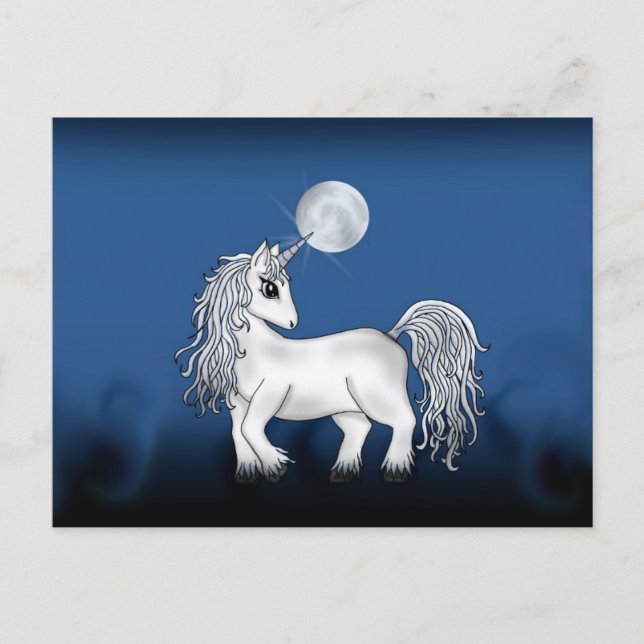 Unicorn Moon Postcard (Front)