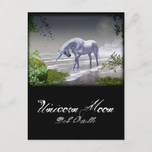 Unicorn Moon Postcard