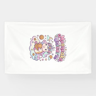 Unicorn Mooncake Unicorn Charming Apparel Graphic_ Banner