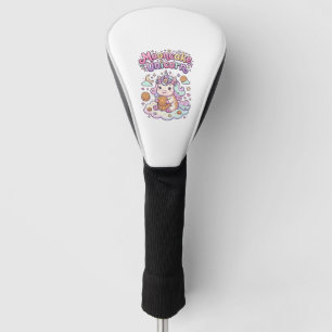 Unicorn Mooncake Unicorn Charming Apparel Graphic_ Golf Head Cover