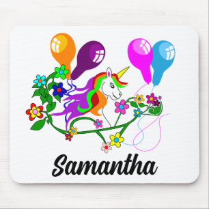 UNICORN Mouse Pad Girls Birthday Personalised