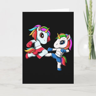 Unicorn Muay Thai - Thai Boxing And Kickboxing Gif Card