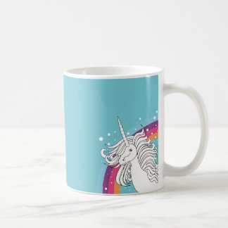 UNICORN MUG BLUE