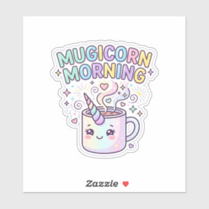 Unicorn Mugicorn Morning Graphic Design Zazzle Des