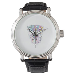 Unicorn Mugicorn Morning Graphic Design Zazzle Des Watch
