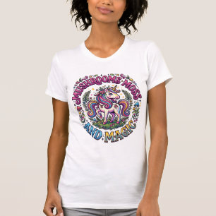 Unicorn Mushrooms Moss and Magic Commercial Shirt