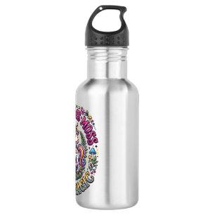 Unicorn Mushrooms Moss and Magic Commercial Shirt 532 Ml Water Bottle