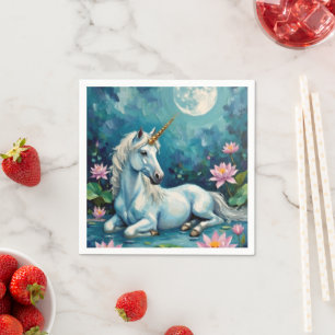 Unicorn Mystic Garden Napkin
