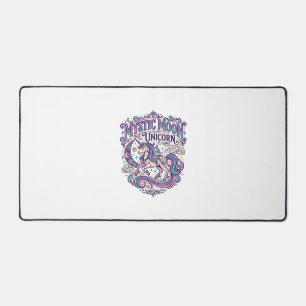Unicorn Mystic Moon Unicorn Colourful Desk Mat