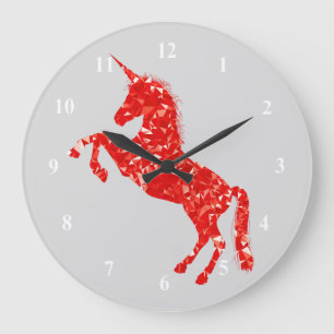 Unicorn Mythical creature fantasy Large Clock