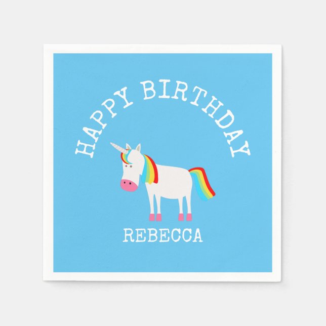 Unicorn Napkin (Front)