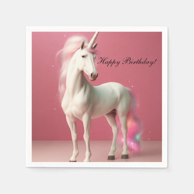 Unicorn napkins (Front)