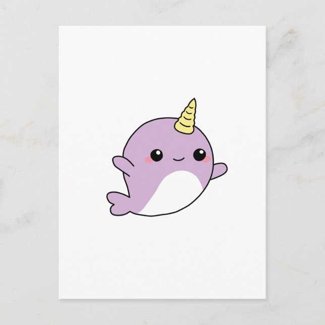 UNICORN NARWHAL shirts, accessories, gifts Postcard (Front)