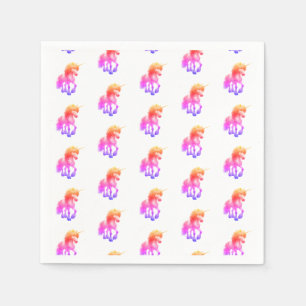 Unicorn Neon Napkin