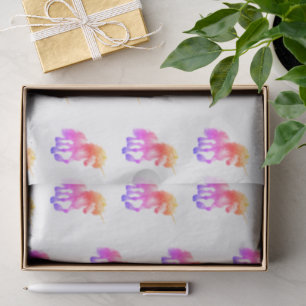 Unicorn Neon Wrapping Paper Flat Sheet Set of 3