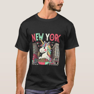 Unicorn New York Chicken Riggies Pasta America Boy T-Shirt