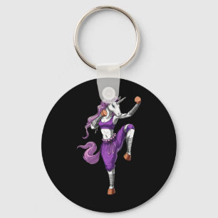 Unicorn Ninja Karate Kickboxing Muay Thai Martial Key Ring
