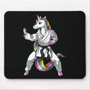 Unicorn Ninja Karate Martial Art Kickboxing Taekwo Mouse Mat