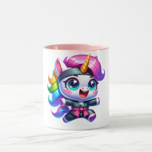 unicorn ninja mug (Center)