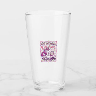 Unicorn Not Everyone Deserves My Sparkles Stylish Glass