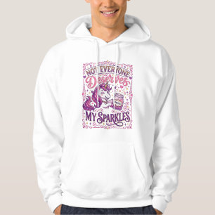Unicorn Not Everyone Deserves My Sparkles Stylish Hoodie