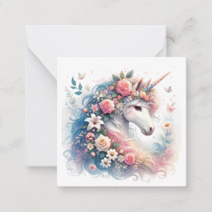 Unicorn Note Card