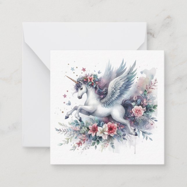 Unicorn Note Card (Front)