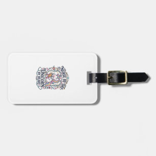 Unicorn Nurse by Day Unicorn by Heart White Backgr Luggage Tag