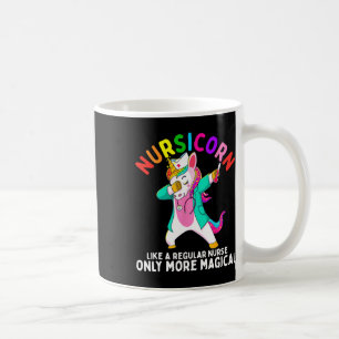 Unicorn Nurse Funny Nursicorn Rainbow Nursing Rn G Coffee Mug