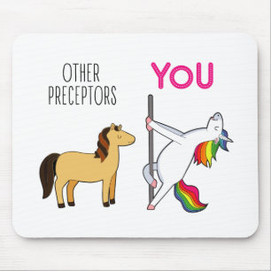 Unicorn Nurse Preceptor Gift Mouse Mat