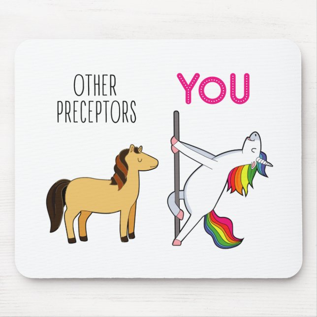 Unicorn Nurse Preceptor Gift Mouse Mat (Front)