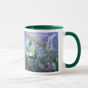 Unicorn Of The Butterflies Art Mug