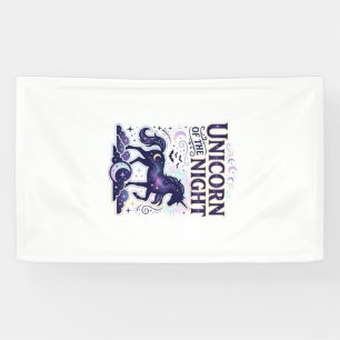 Unicorn of the Night Graphic Design Zazzle Design_ Banner