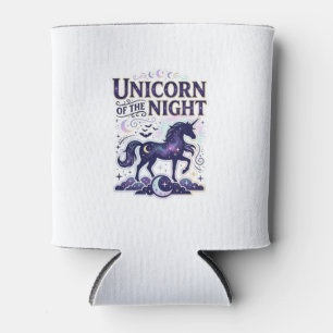 Unicorn of the Night Graphic Design Zazzle Design_ Can Cooler
