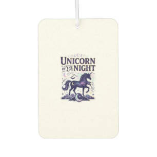 Unicorn of the Night Graphic Design Zazzle Design_ Car Air Freshener