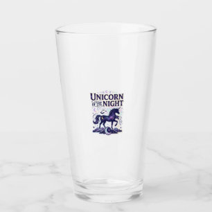 Unicorn of the Night Graphic Design Zazzle Design_ Glass