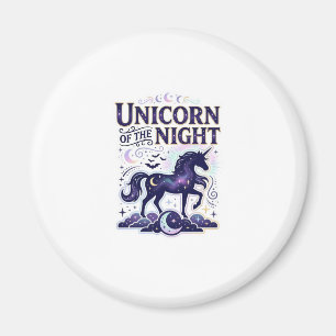 Unicorn of the Night Graphic Design Zazzle Design_ Magnet
