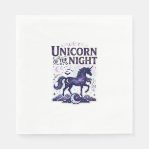 Unicorn of the Night Graphic Design Zazzle Design_ Napkin
