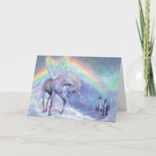 Unicorn Of The Rainbow ArtCard Card