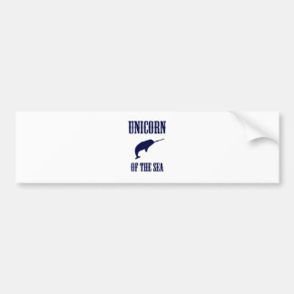 Unicorn of the Sea (Narwhal) Bumper Sticker