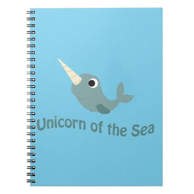 Unicorn of the Sea Notebook (Front)