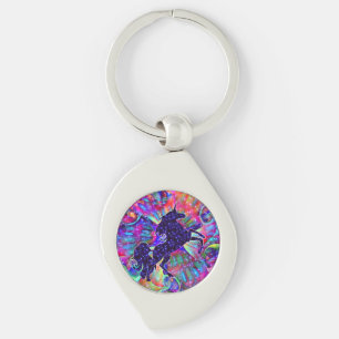 UNICORN OF THE UNIVERSE multicolored Key Ring