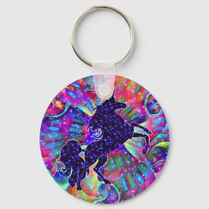 UNICORN OF THE UNIVERSE multicolored Key Ring