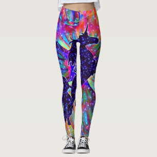 UNICORN OF THE UNIVERSE multicolored Leggings