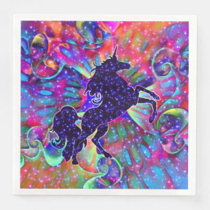 UNICORN OF THE UNIVERSE multicolored Napkin
