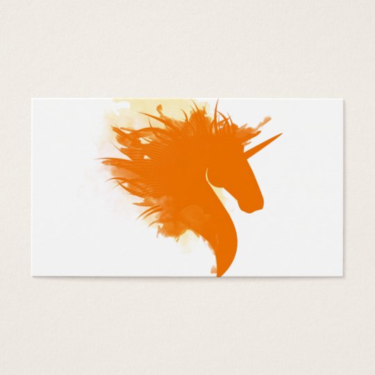 Unicorn on Fire Business Card
